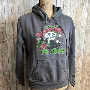 Loony Toons Kitty Gray Graphic Hoodie